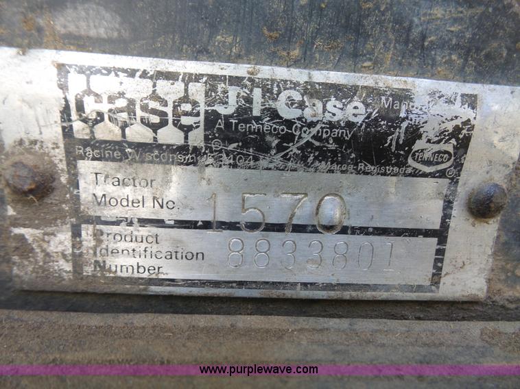 image for item K3581 1988 Case 1570 tractor