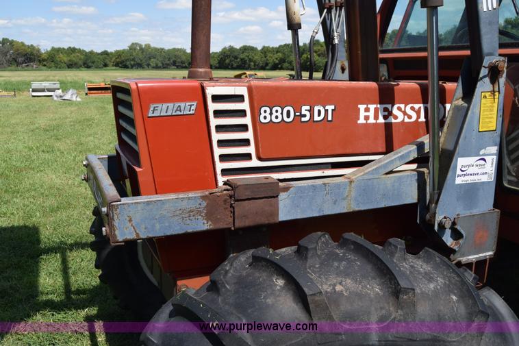 image for item L3866 Fiat Hesston 880-5DT MFWD tractor