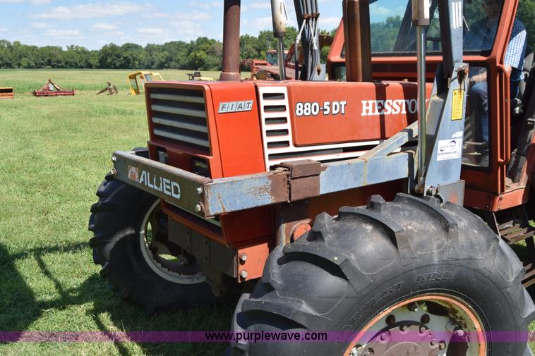 image for item L3866 Fiat Hesston 880-5DT MFWD tractor