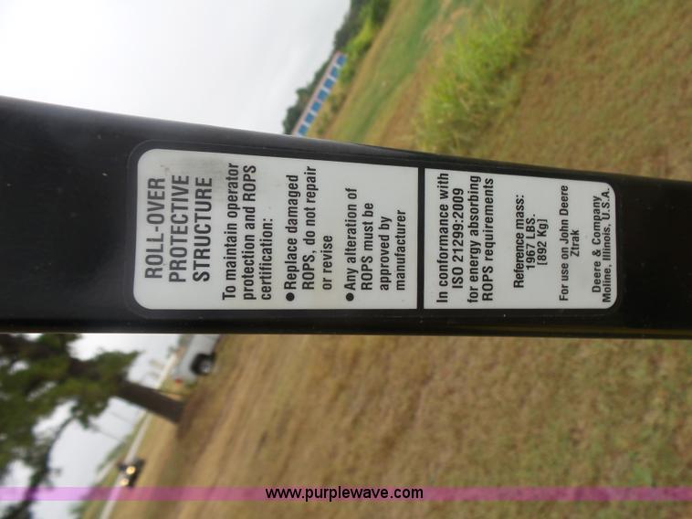 image for item L4772 2015 John Deere Z910A Ez-Trak Z-Trak Pro ZTR lawn mower