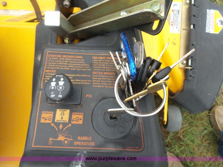 image for item L4774 2013 Cub Cadet RZT ZTR lawn mower