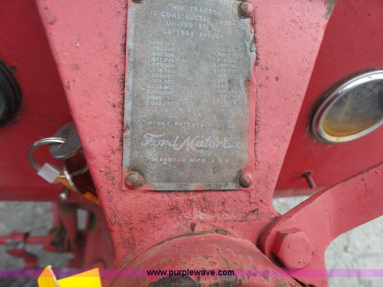 image for item L4778 1952 Ford 8N tractor