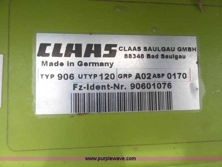 image for item L6605 Claas 380 pickup head