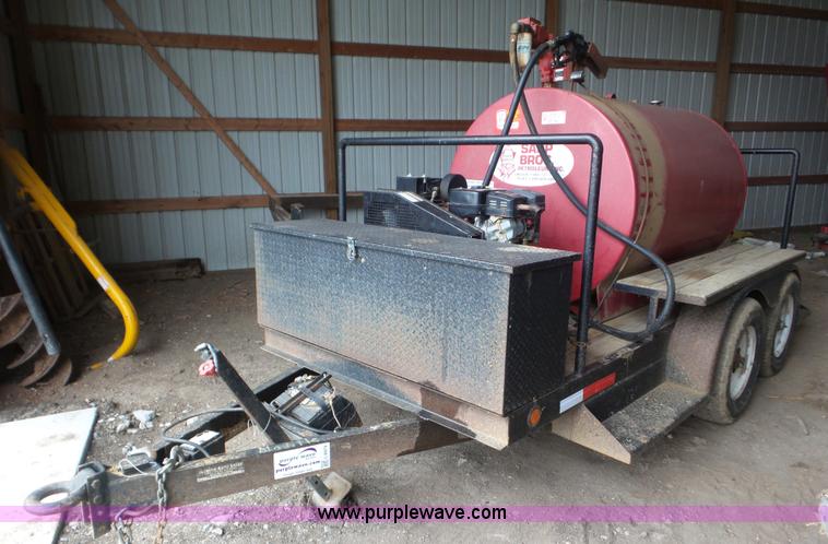 image for item L6974 2010 shop built fuel trailer