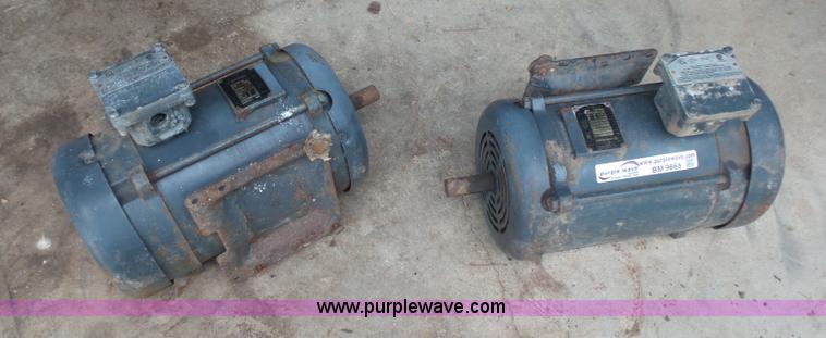 image for item BM9665 (2) Baldor electric motors