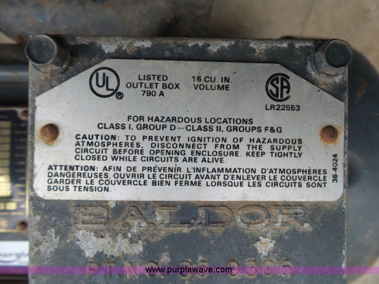 image for item BM9665 (2) Baldor electric motors