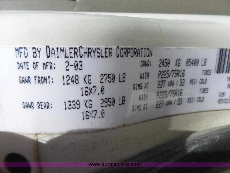 image for item BM9674 2004 Jeep Grand Cherokee SUV