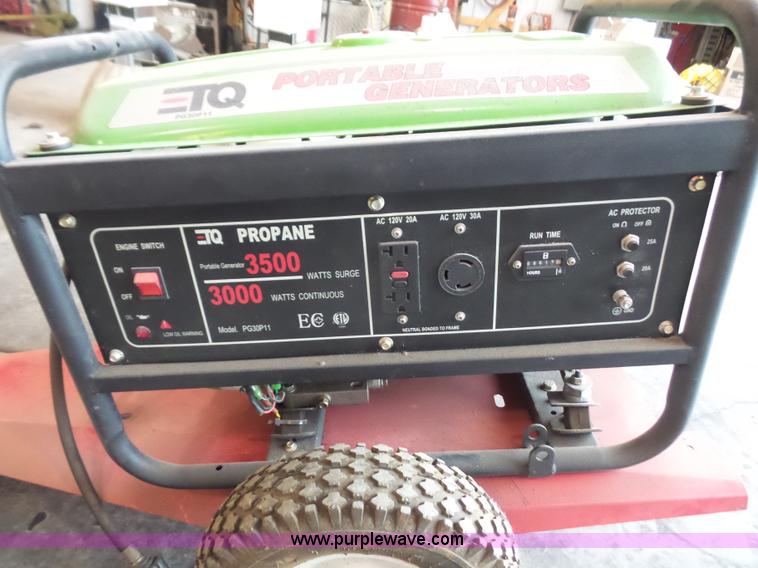 image for item BV9760 2009 ETQ generator