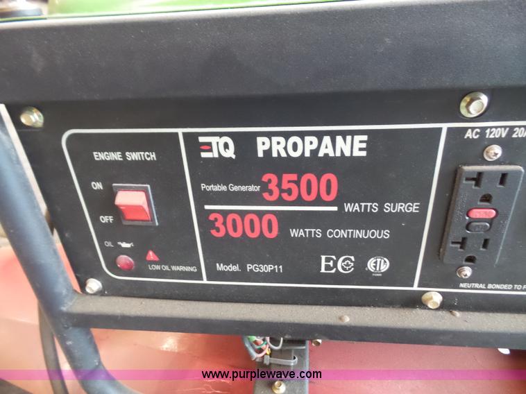 image for item BV9760 2009 ETQ generator