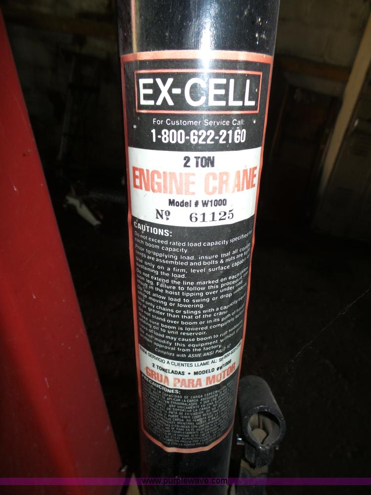 image for item BX9187 Ex-Cell W1000 engine hoist