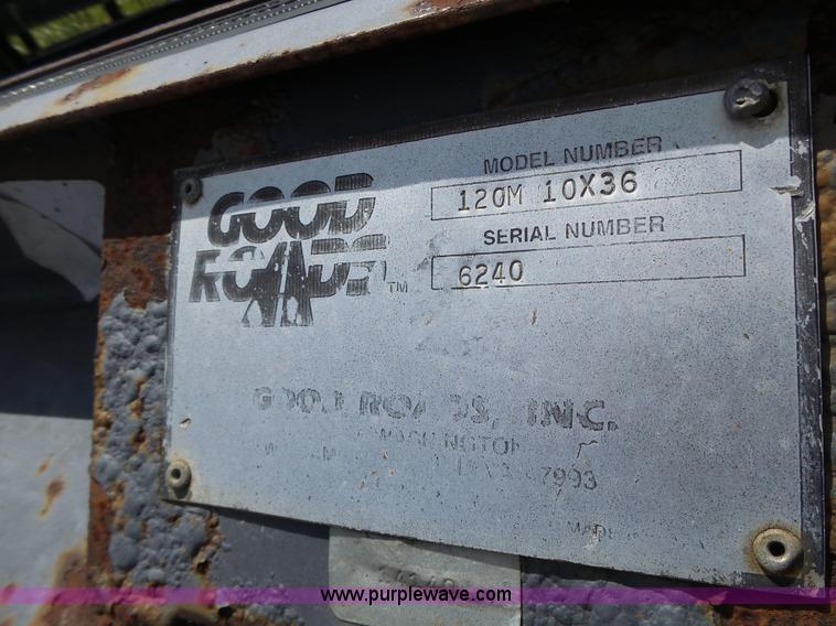 image for item CC9324 Good Roads 120M plow