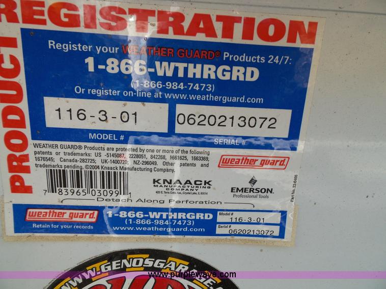 image for item CD9059 WeatherGuard toolbox