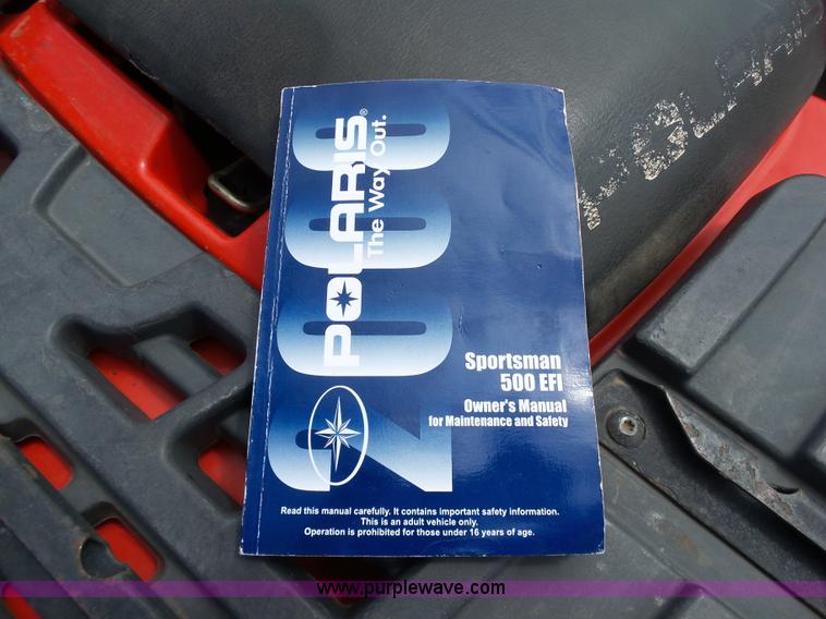 image for item DB4537 2008 Polaris Sportsman 500 ATV