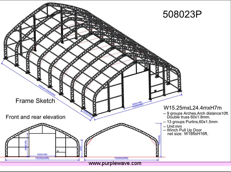 image for item F1876 Double truss storage building