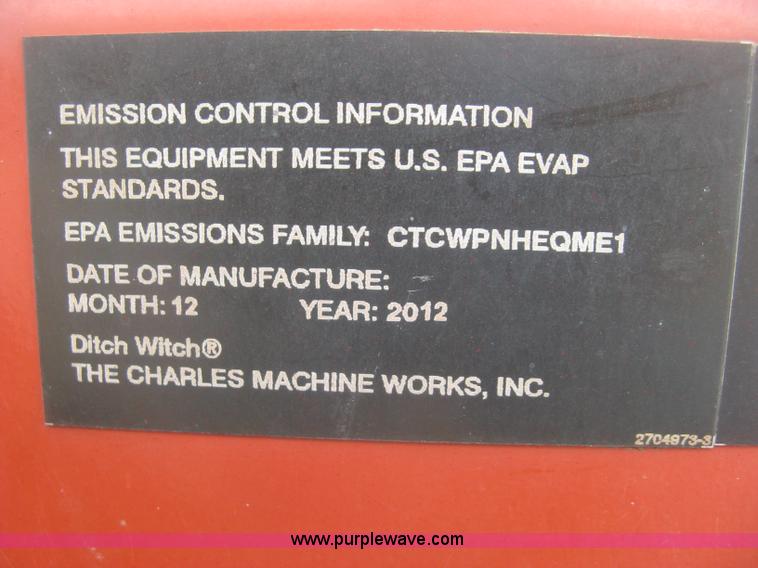 image for item J2757 2013 Ditch Witch RT24 trencher