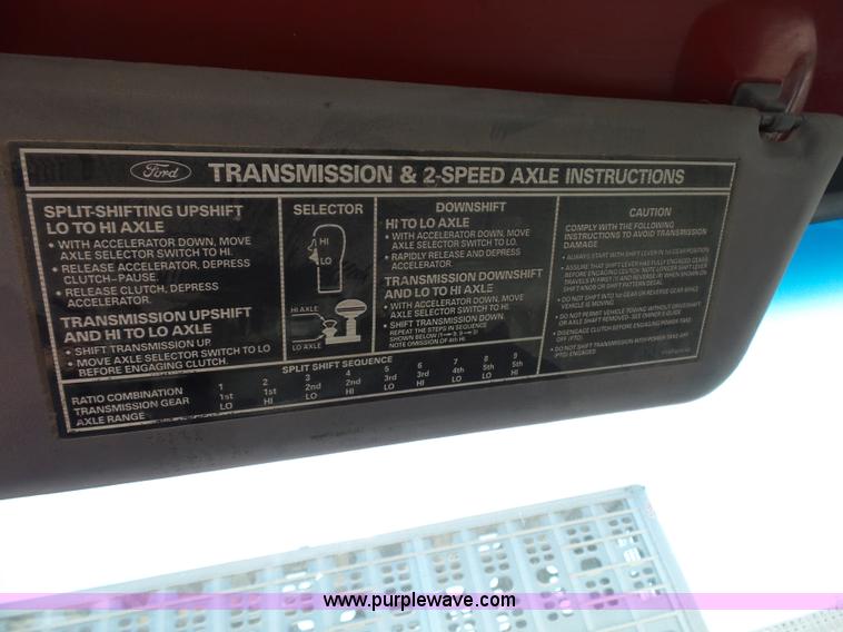 image for item K1696 1996 Ford F800 Super Duty Jetter vacuum truck