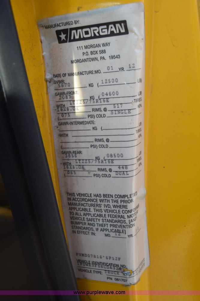 image for item K2838 2012 Ford E350 Super Duty box truck