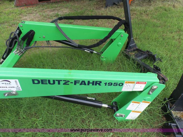 image for item K3109 Deutz Fahr 1950 loader