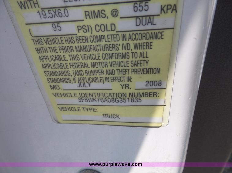 image for item K3599 2008 Sterling Bullet rollback truck