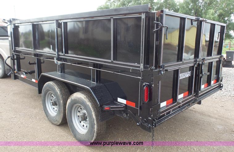 image for item K3618 2015 Titan dump trailer