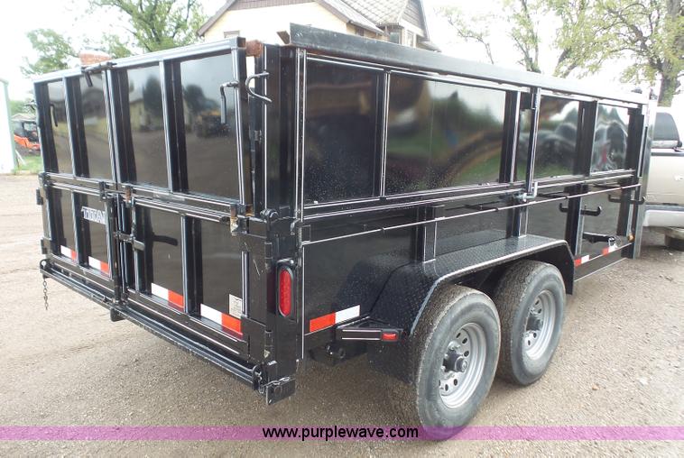 image for item K3618 2015 Titan dump trailer
