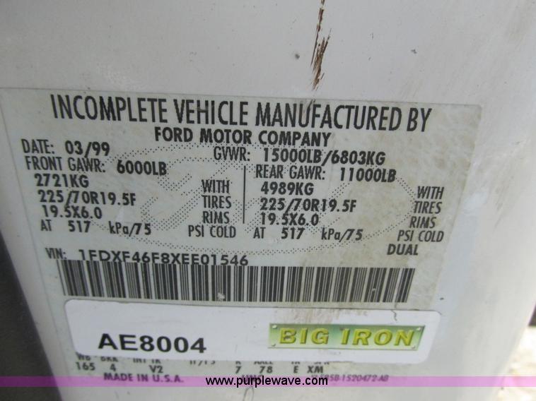 image for item K4204 1999 Ford F450 Super Duty bucket truck