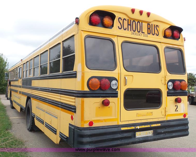 image for item K8247 1995 Blue Bird TC2000 school bus