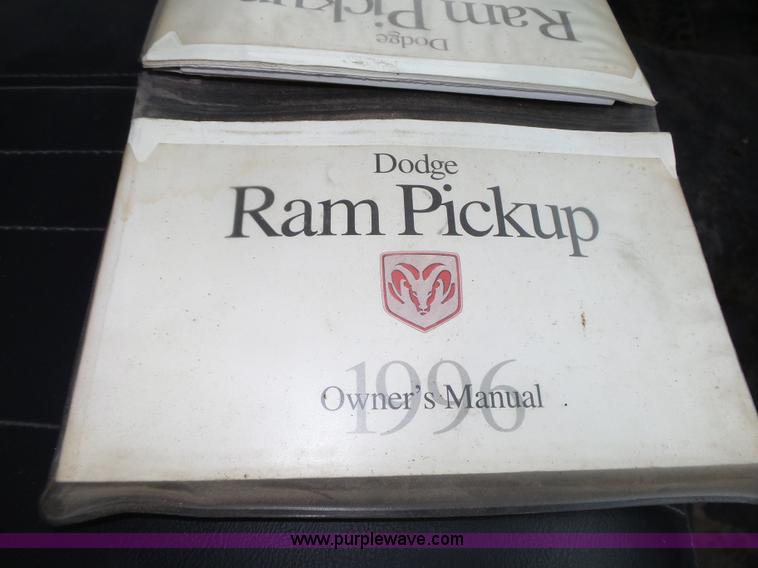 image for item K8480 1996 Dodge Ram 1500 pickup truck