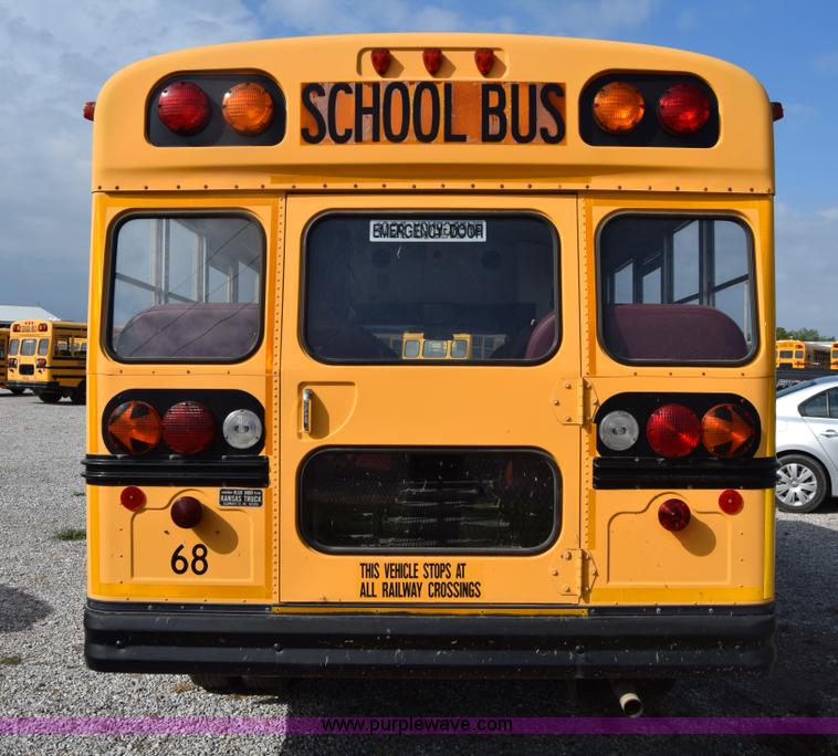 image for item L2541 2001 Chevrolet Express 3500 Cargo Blue Bird school bus