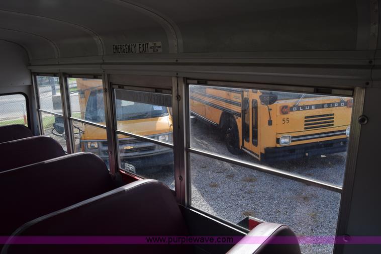 image for item L2541 2001 Chevrolet Express 3500 Cargo Blue Bird school bus