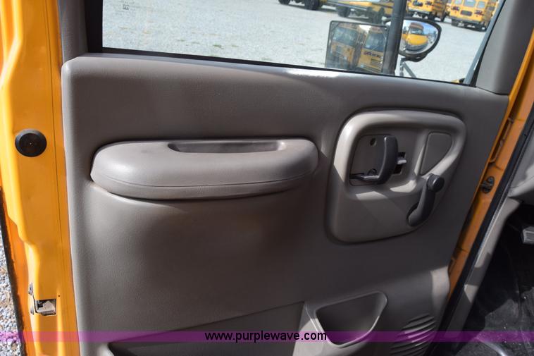 image for item L2541 2001 Chevrolet Express 3500 Cargo Blue Bird school bus