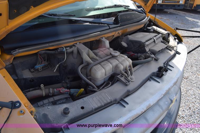 image for item L2541 2001 Chevrolet Express 3500 Cargo Blue Bird school bus