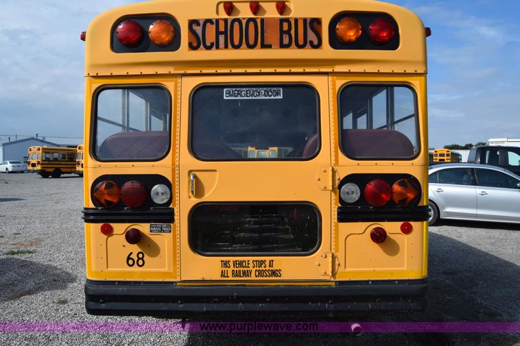 image for item L2541 2001 Chevrolet Express 3500 Cargo Blue Bird school bus