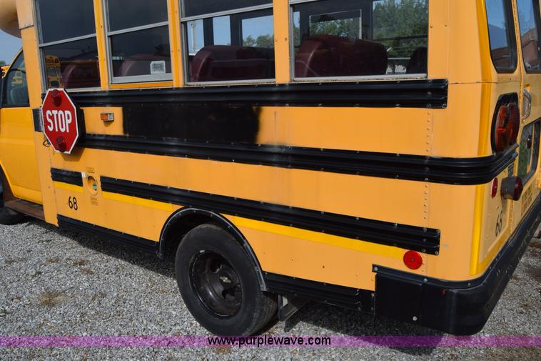 image for item L2541 2001 Chevrolet Express 3500 Cargo Blue Bird school bus