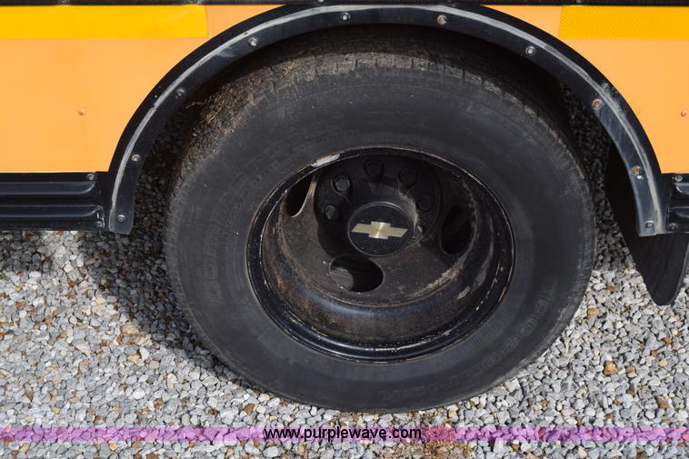 image for item L2541 2001 Chevrolet Express 3500 Cargo Blue Bird school bus