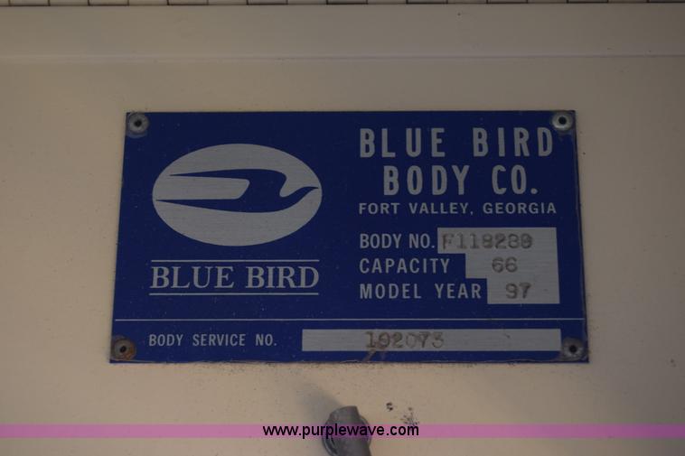 image for item L2544 1997 Blue Bird TC2000 school bus