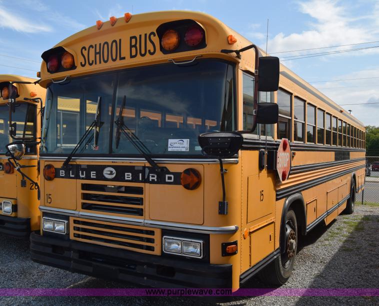 image for item L2550 1990 Blue Bird All American school bus