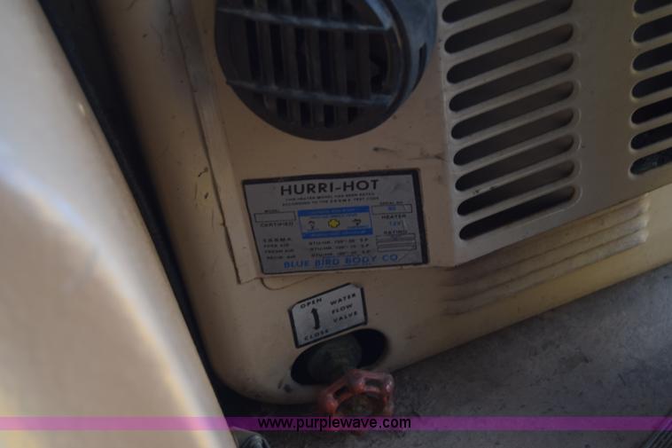 image for item L2550 1990 Blue Bird All American school bus