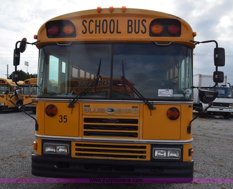 image for item L2551 1991 Blue Bird All American school bus