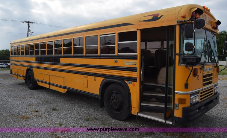 image for item L2551 1991 Blue Bird All American school bus