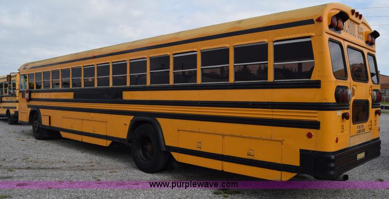 image for item L2551 1991 Blue Bird All American school bus