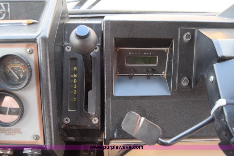 image for item L2551 1991 Blue Bird All American school bus