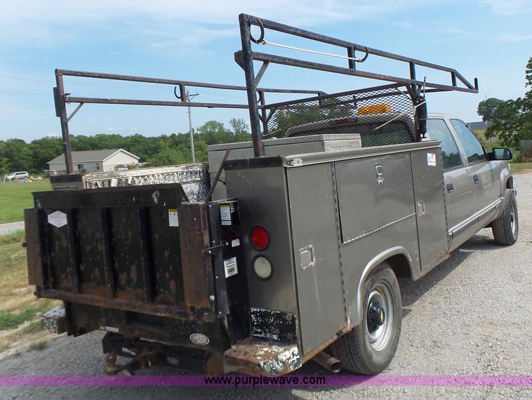image for item L6232 2000 Chevrolet 3500 Crew Cab utility truck