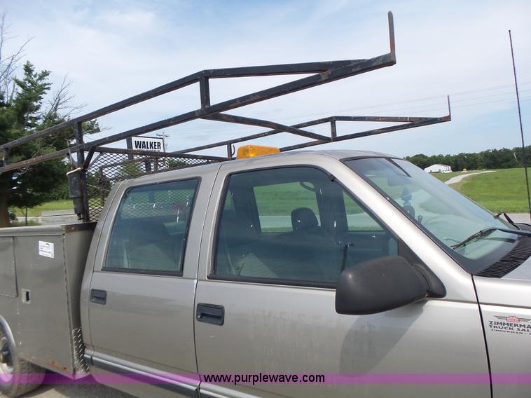 image for item L6232 2000 Chevrolet 3500 Crew Cab utility truck