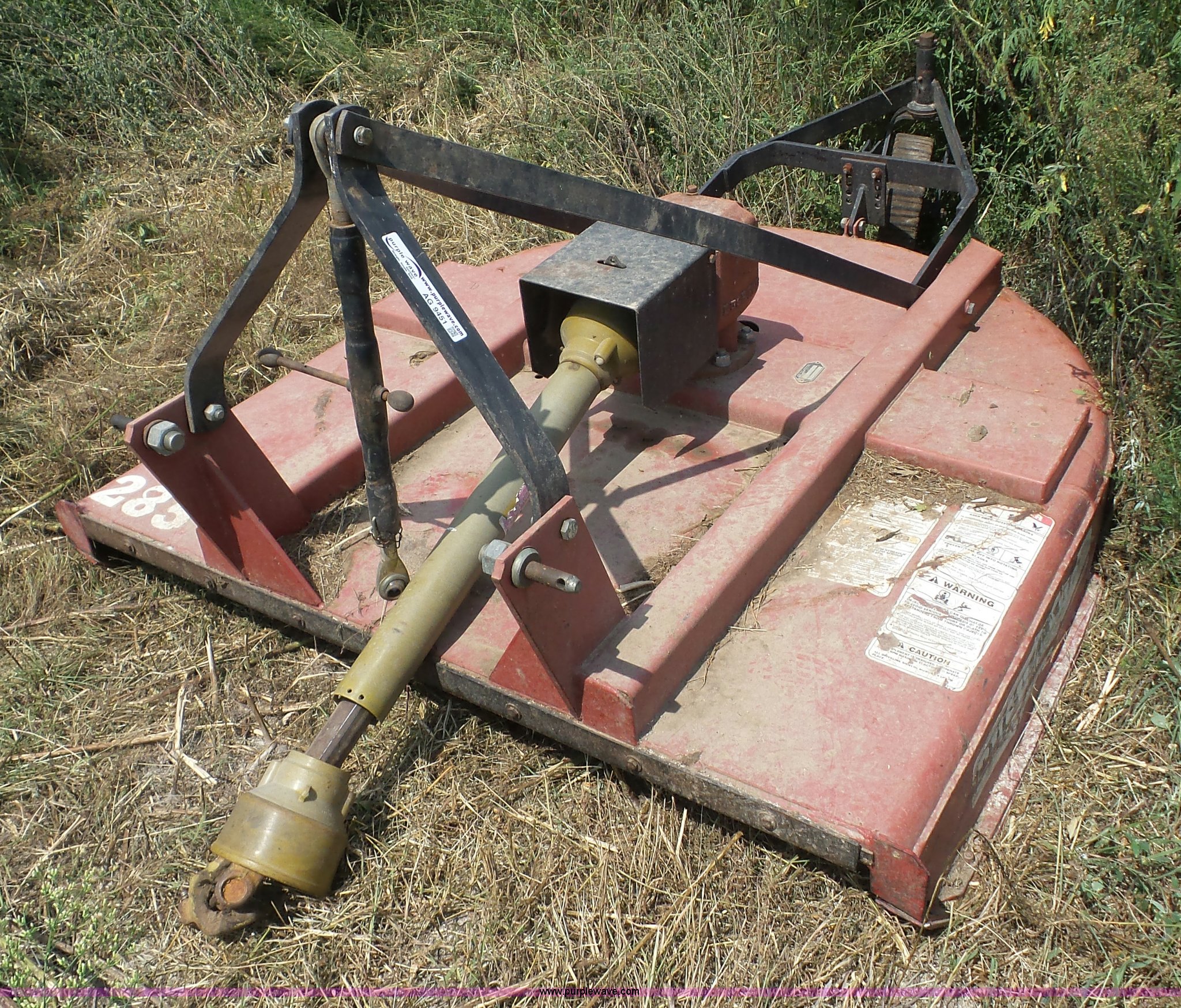 Bush Hog 285 rotary mower in Oswego, KS Item AG9451 sold Purple Wave