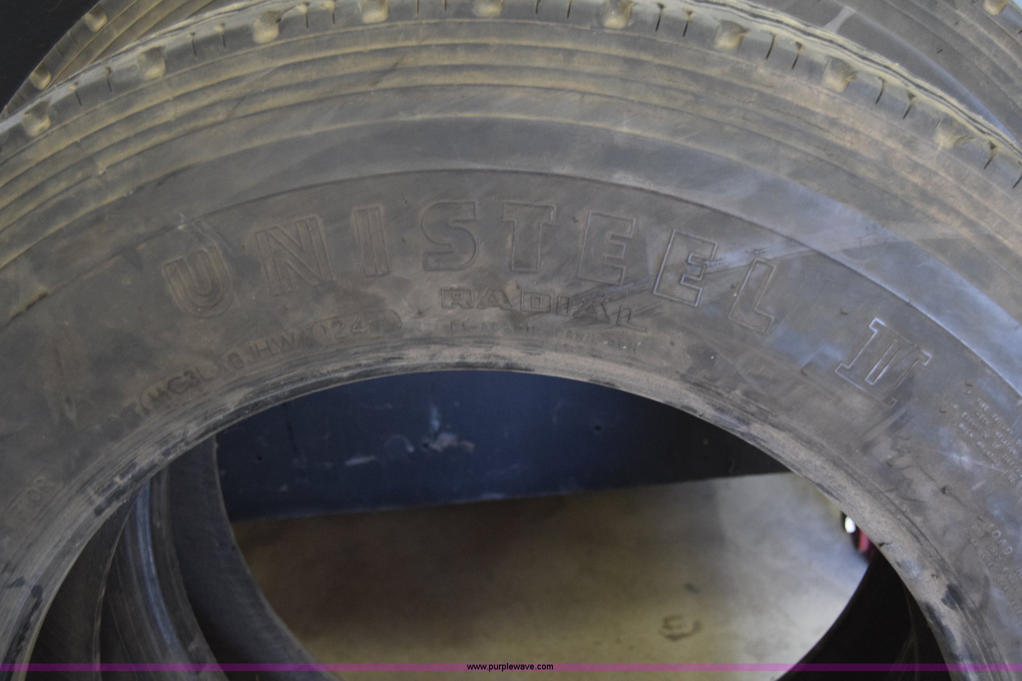 (4) truck tires in Wichita, KS Item AS9647 sold Purple Wave