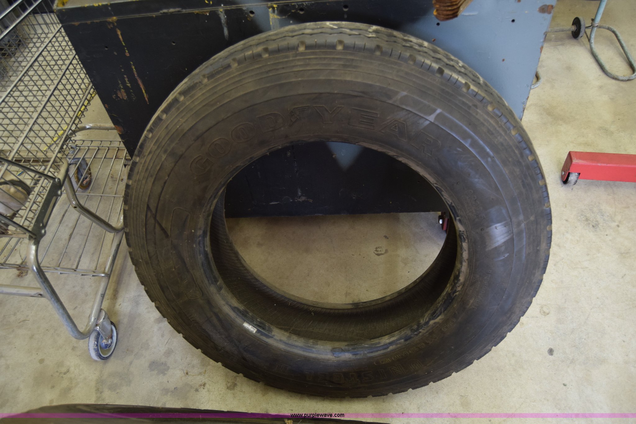 (4) truck tires in Wichita, KS Item AS9647 sold Purple Wave
