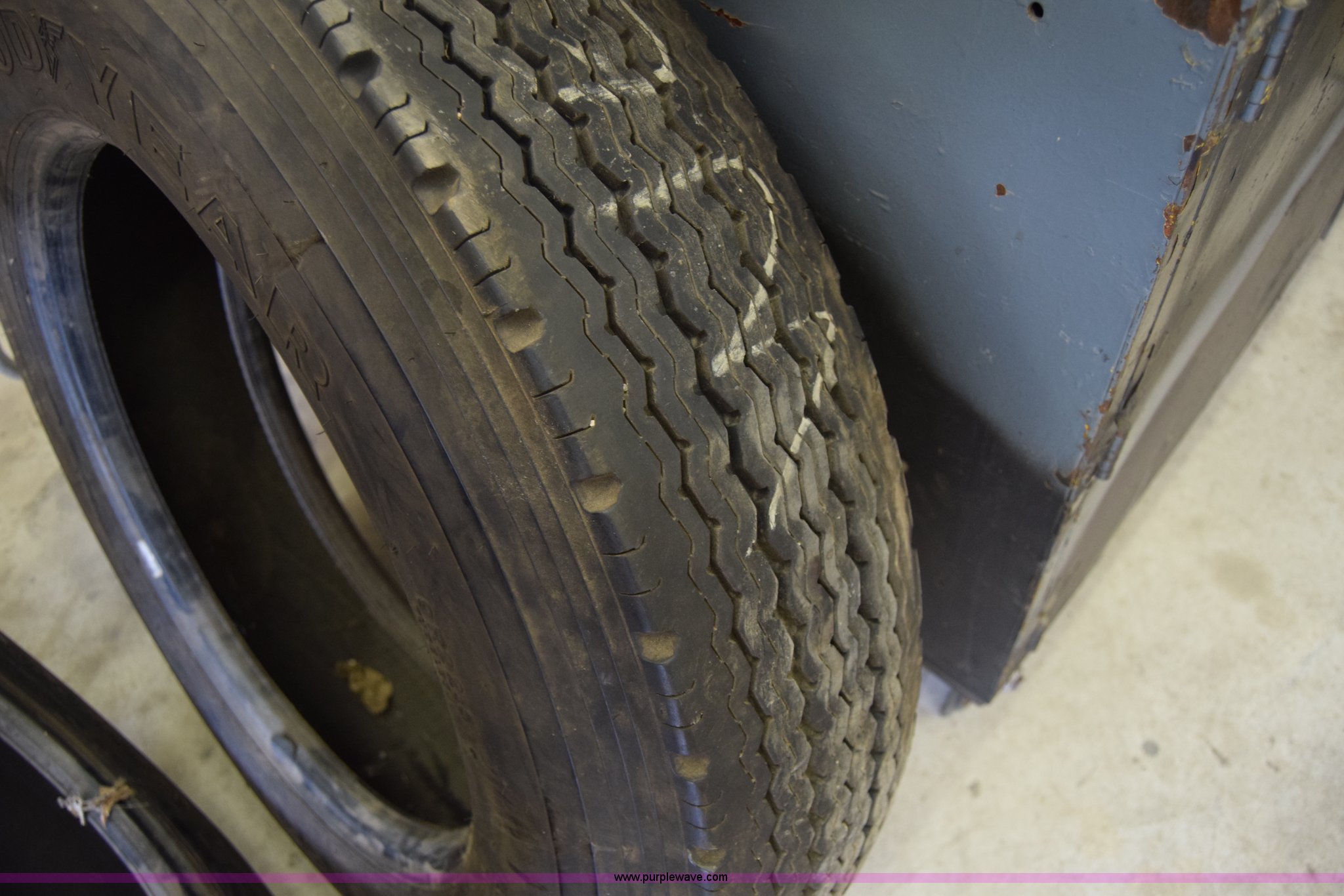 (4) truck tires in Wichita, KS Item AS9647 sold Purple Wave