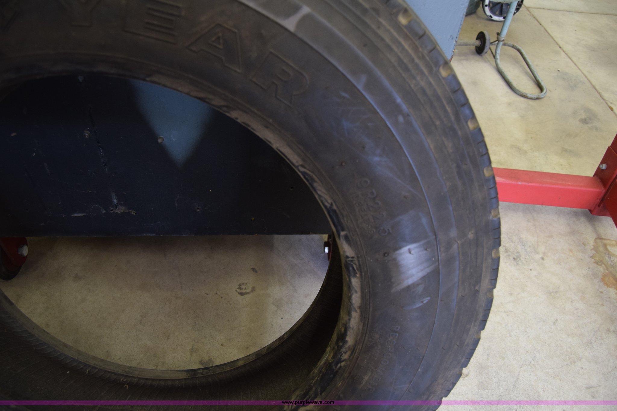 (4) truck tires in Wichita, KS Item AS9647 sold Purple Wave
