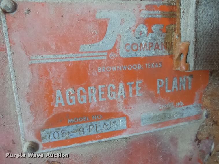 image for item AG9434 1977 Ross concrete batch plant